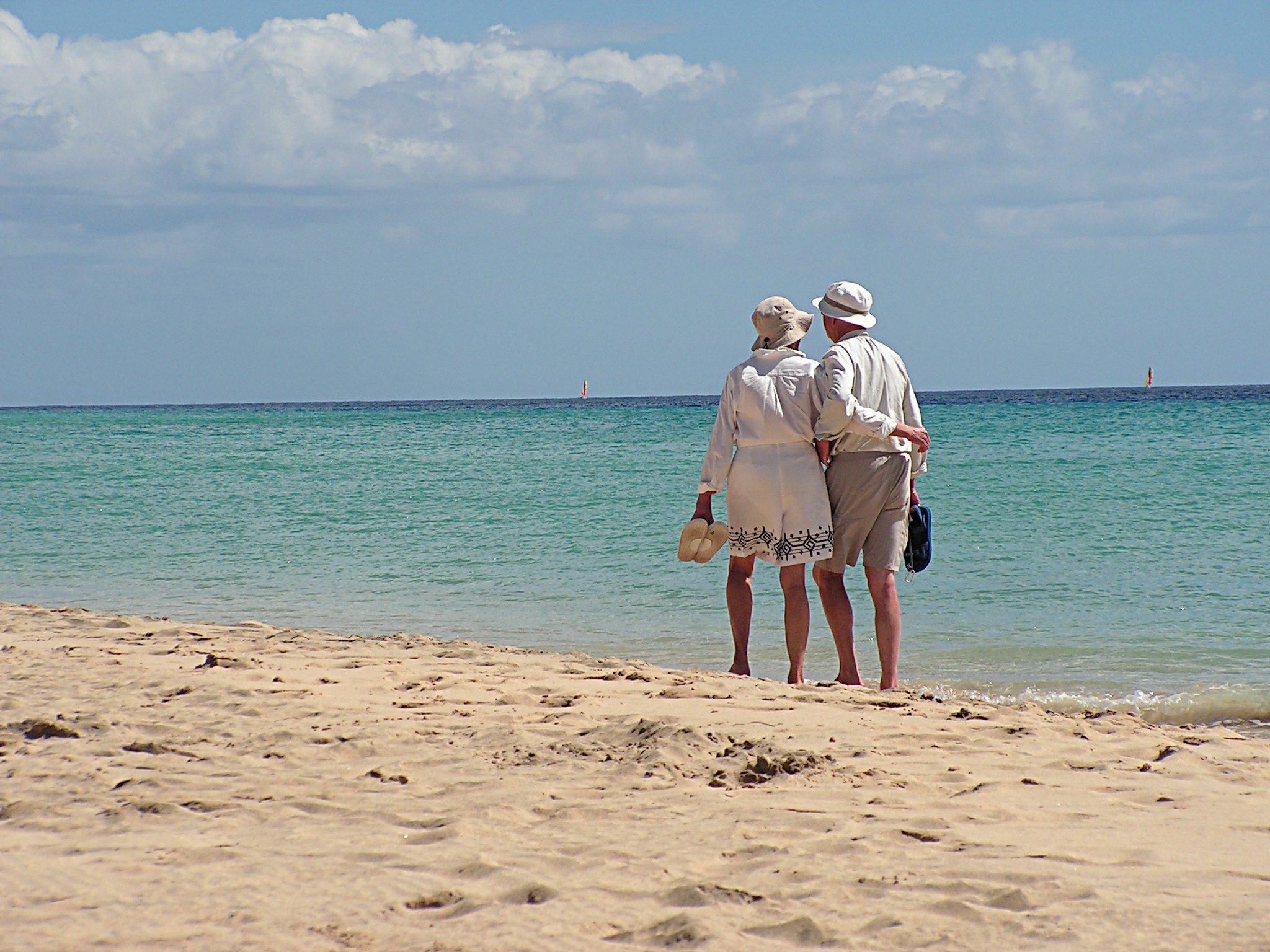 Walking Couple